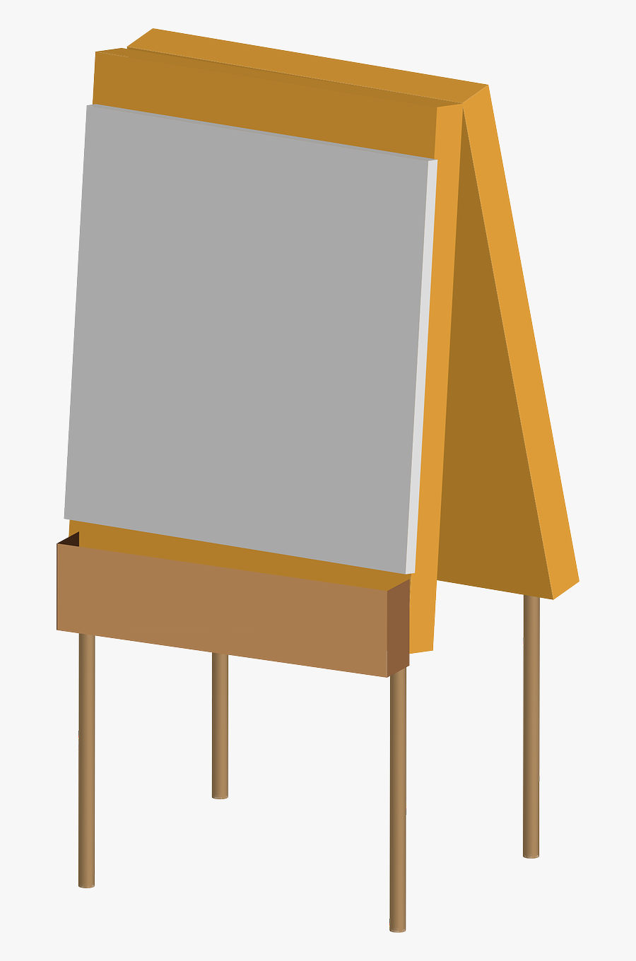 An Easel - Painting Canvas Png, Transparent Clipart