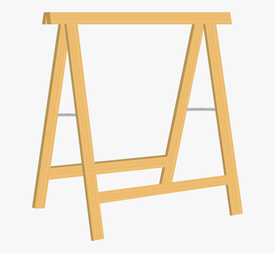 Easel,angle,wood - Construction Easel, Transparent Clipart