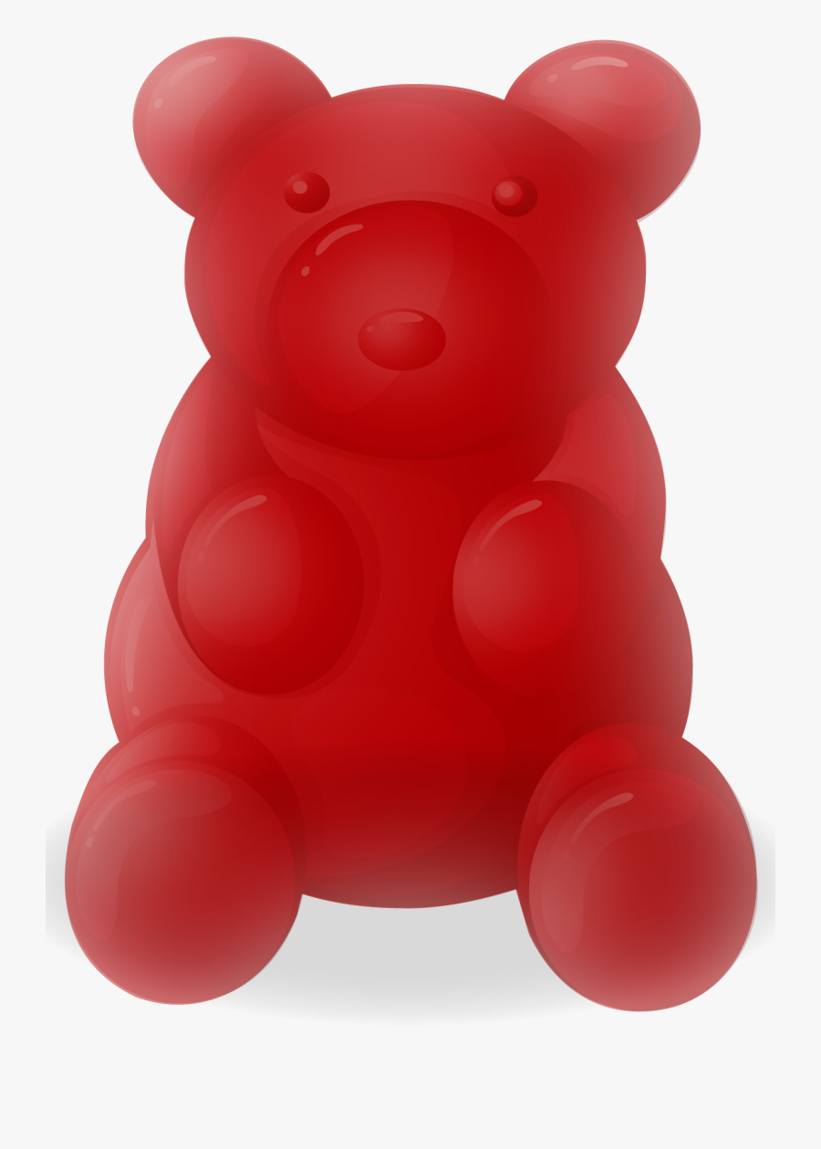Pink Clipart Gummy Bear - Teddy Bear, Transparent Clipart
