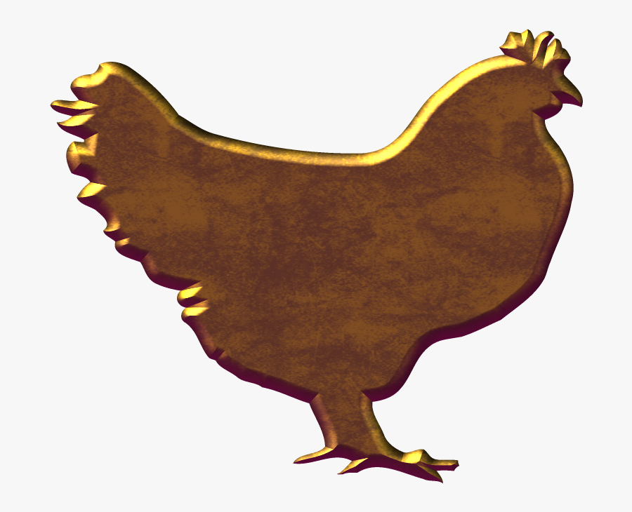 Chicken Rooster Silhouette - Portable Network Graphics, Transparent Clipart