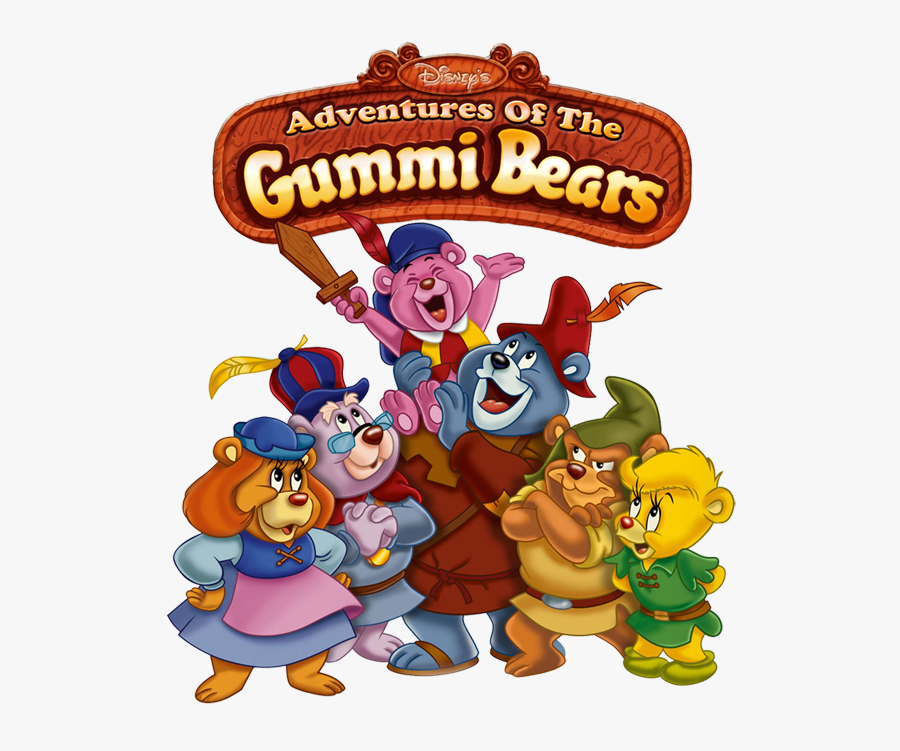 Transparent Gummy Bear Clipart - 90s Cartoon Gummy Bears, Transparent Clipart