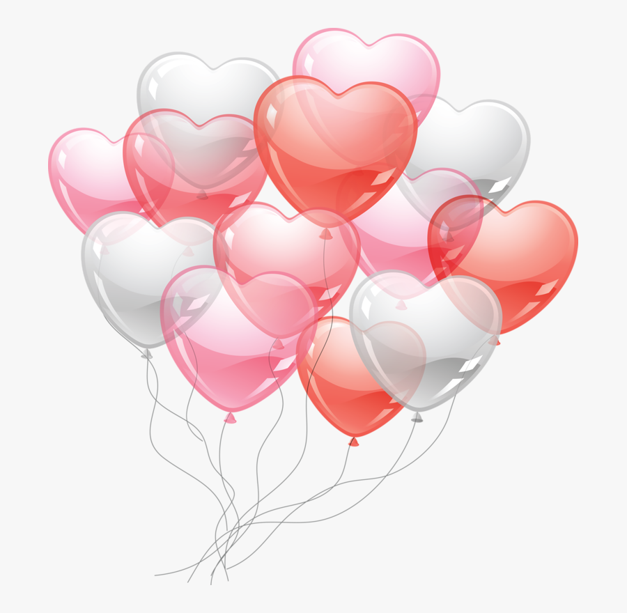 Transparent Cute Heart Png - Valentines Day Balloon Clipart, Transparent Clipart