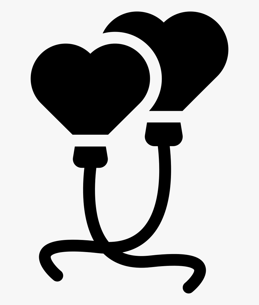 Graphic Black And White Heart Png Icon Free - Heart, Transparent Clipart