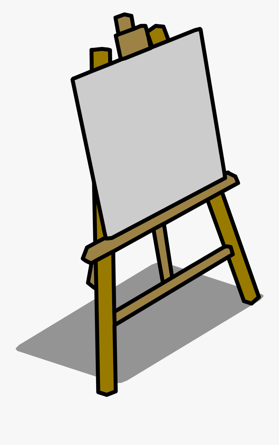 Easel Png - Caballete Animado Png, Transparent Clipart