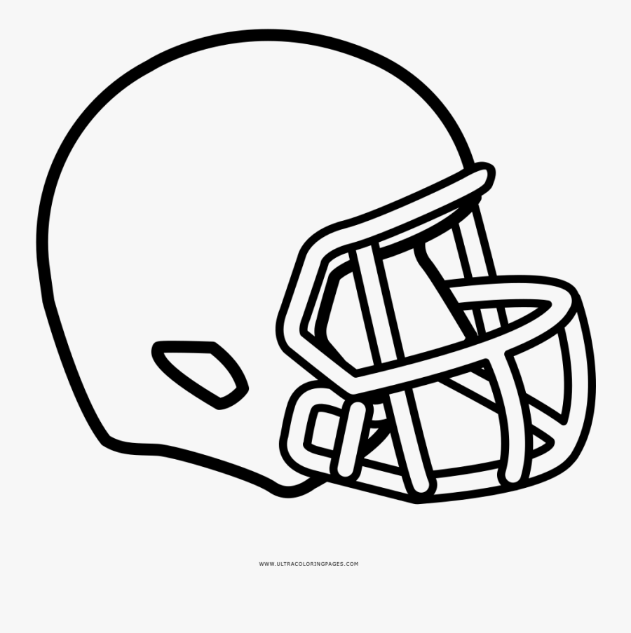 Casco Futbol Americano Colorear, Transparent Clipart