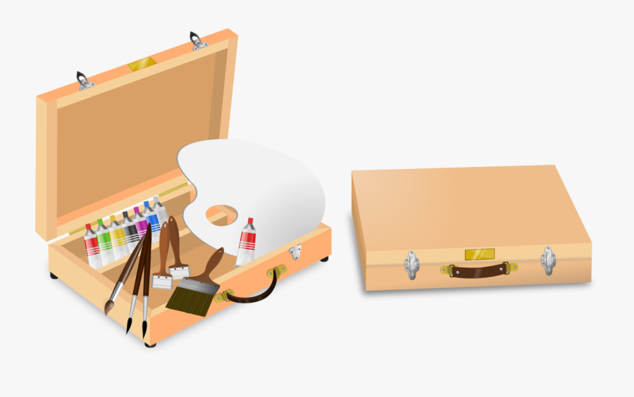 Box,cardboard,angle - Clip Art Pintor Png, Transparent Clipart
