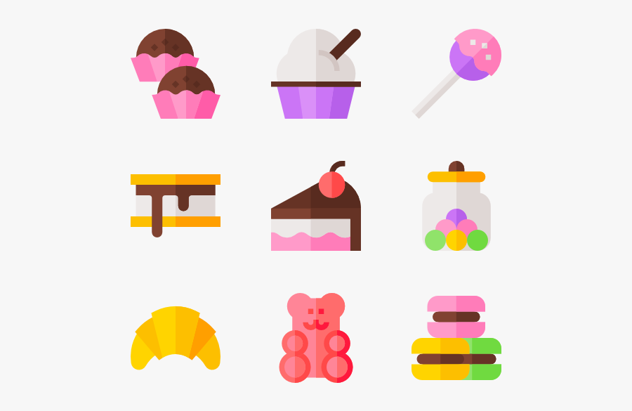 Sweet And Candy Shop - Gummy Png Vector, Transparent Clipart