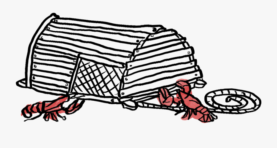 Fill Your Trap With - Lobster Trap Clip Art, Transparent Clipart