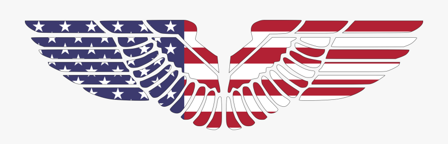 Eagle Logo American Flag, Transparent Clipart