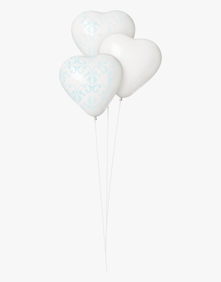White Heart-shaped Balloon Png Download - Heart, Transparent Clipart