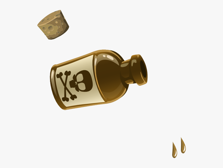 Botella De Veneno Png, Transparent Clipart