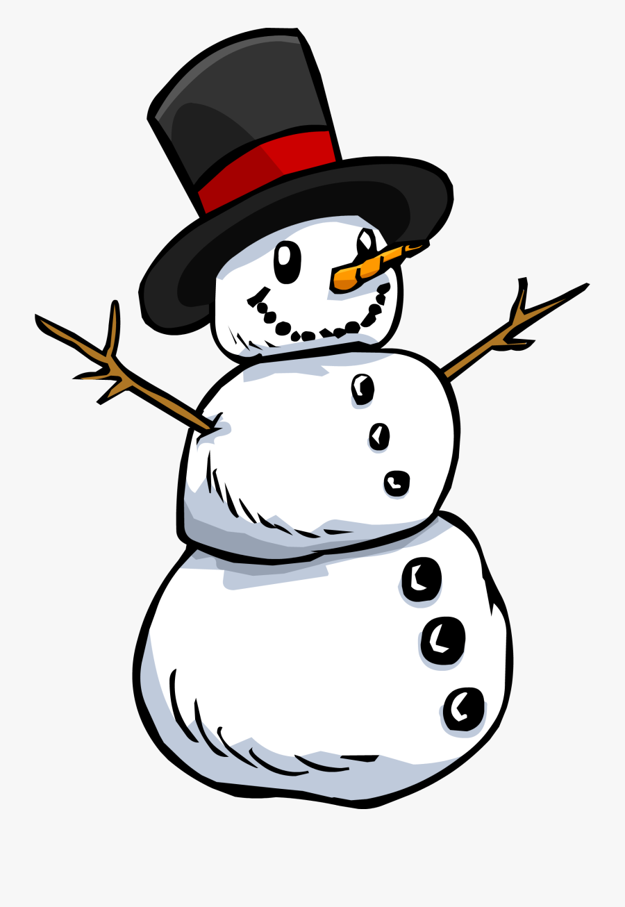 Cartoon Snowman Clipart Transparent / Snowman Cartoon Png Download 3454