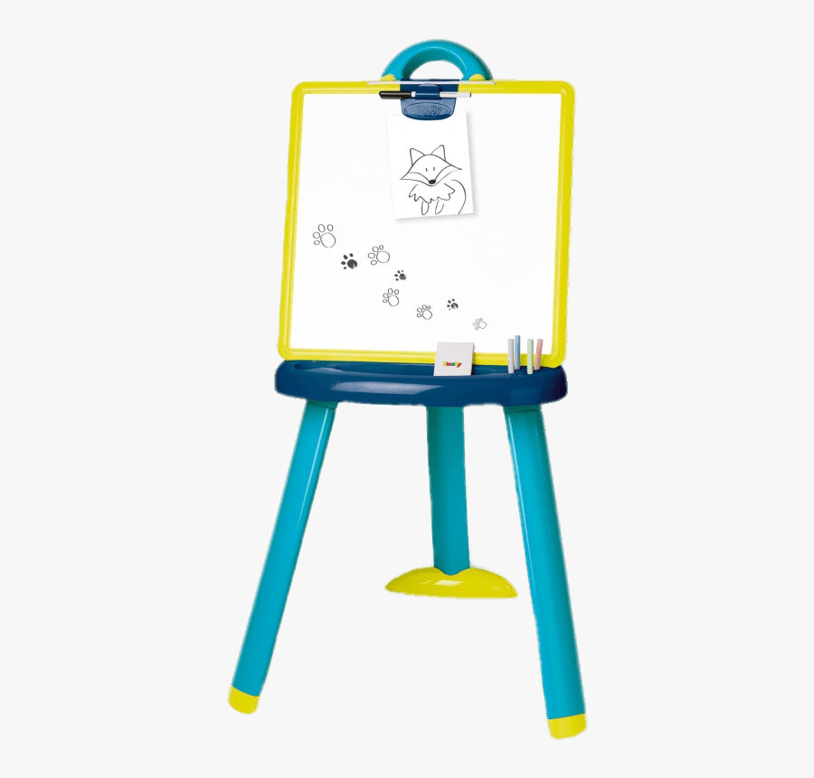 Smoby Plastic Easel - Smoby Tableau Plastique Bleu, Transparent Clipart