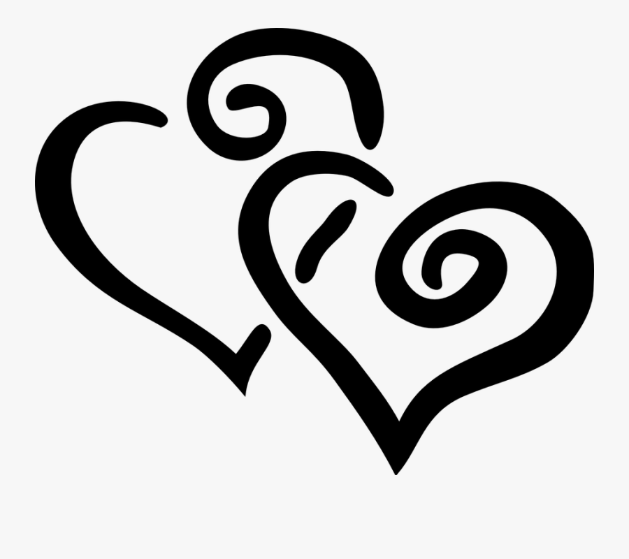 Sad Heart Clipart Black And White - Love Clipart Black And White, Transparent Clipart