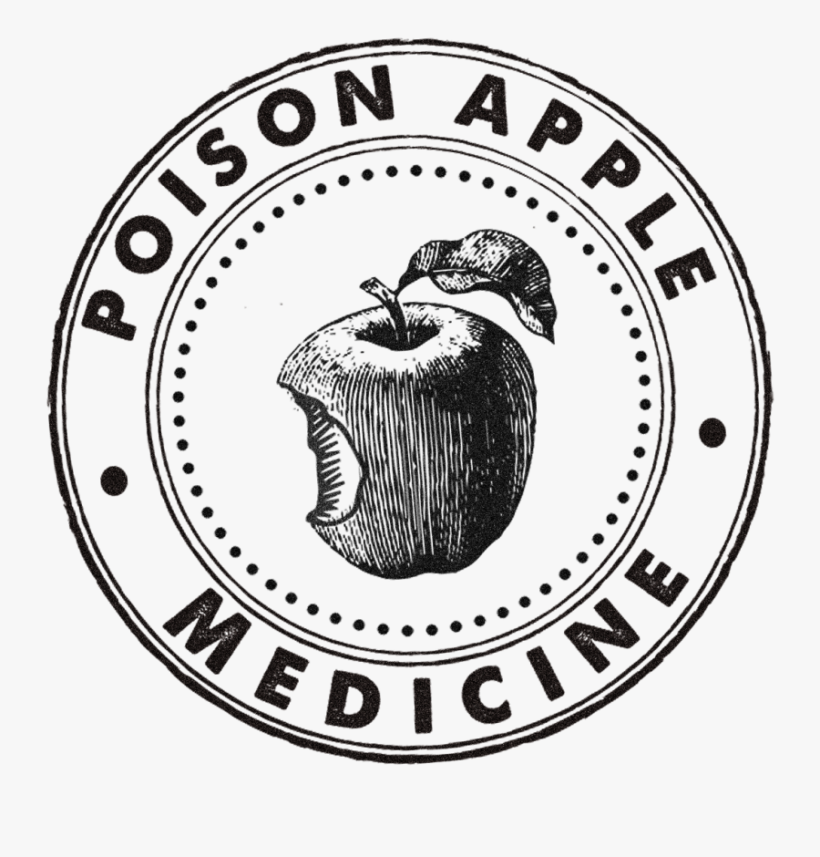 Hd Poison Apple - Line Art, Transparent Clipart