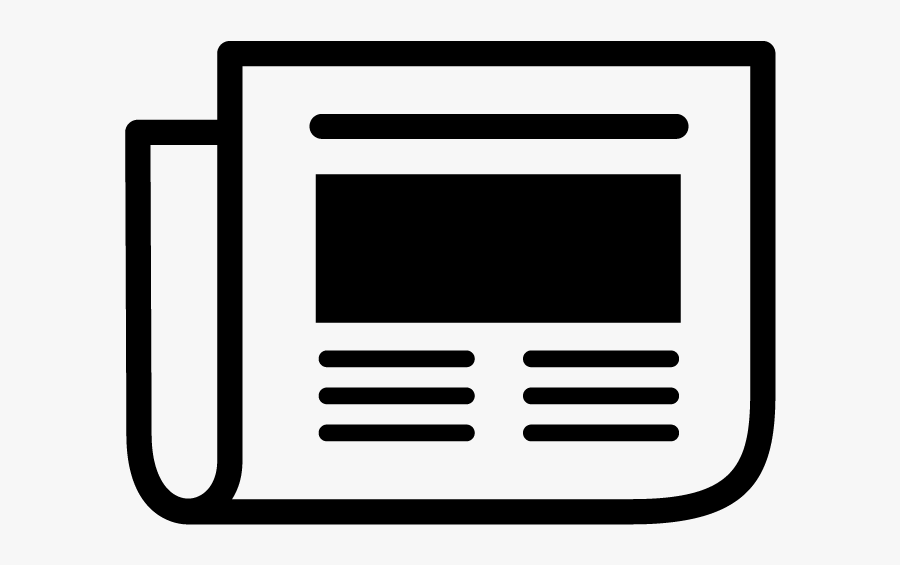 Television Ads Tv In - Newspaper Icon Transparent, Transparent Clipart