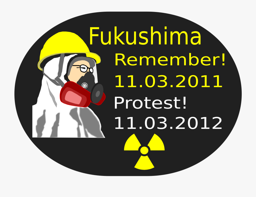 Fukushima Protest 2012 - Nuclear Symbol, Transparent Clipart