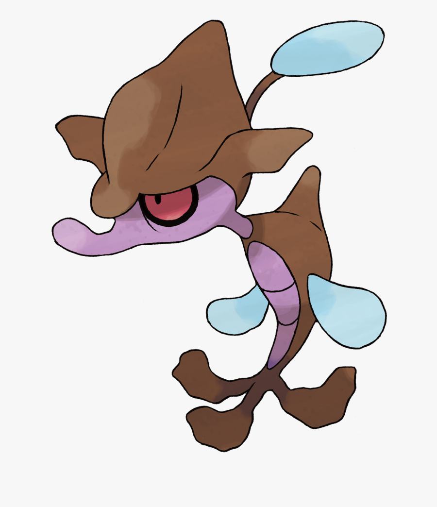 Skrelp Is A New Poison/water-type Pokémon That Resembles - Pokemon Skrelp, Transparent Clipart