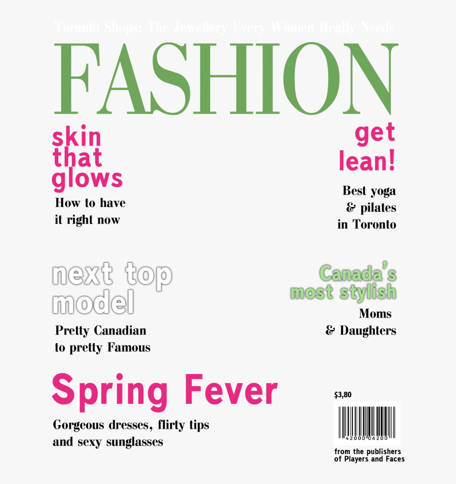 Blank Magazine Cover Template Clipart Magazine Vogue, Transparent Clipart