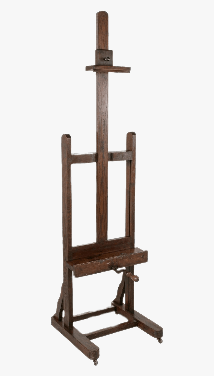 Oak Floor Easel - Easel, Transparent Clipart