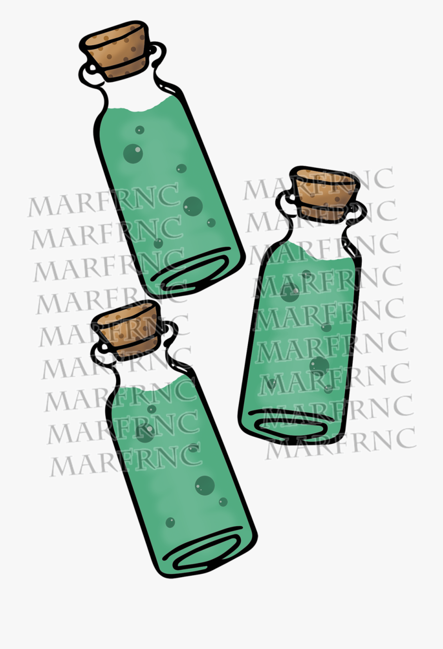 Banner Black And White Poison Vial Clipart , Png Download - Alchemy Vial Of Poison, Transparent Clipart