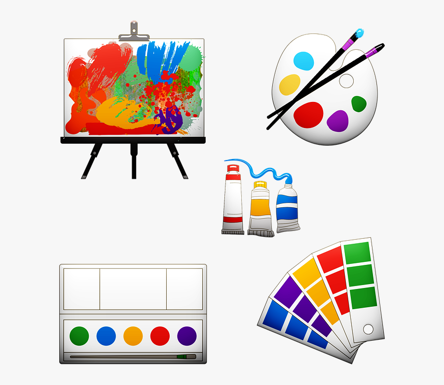 Transparent Art Supplies Png, Transparent Clipart