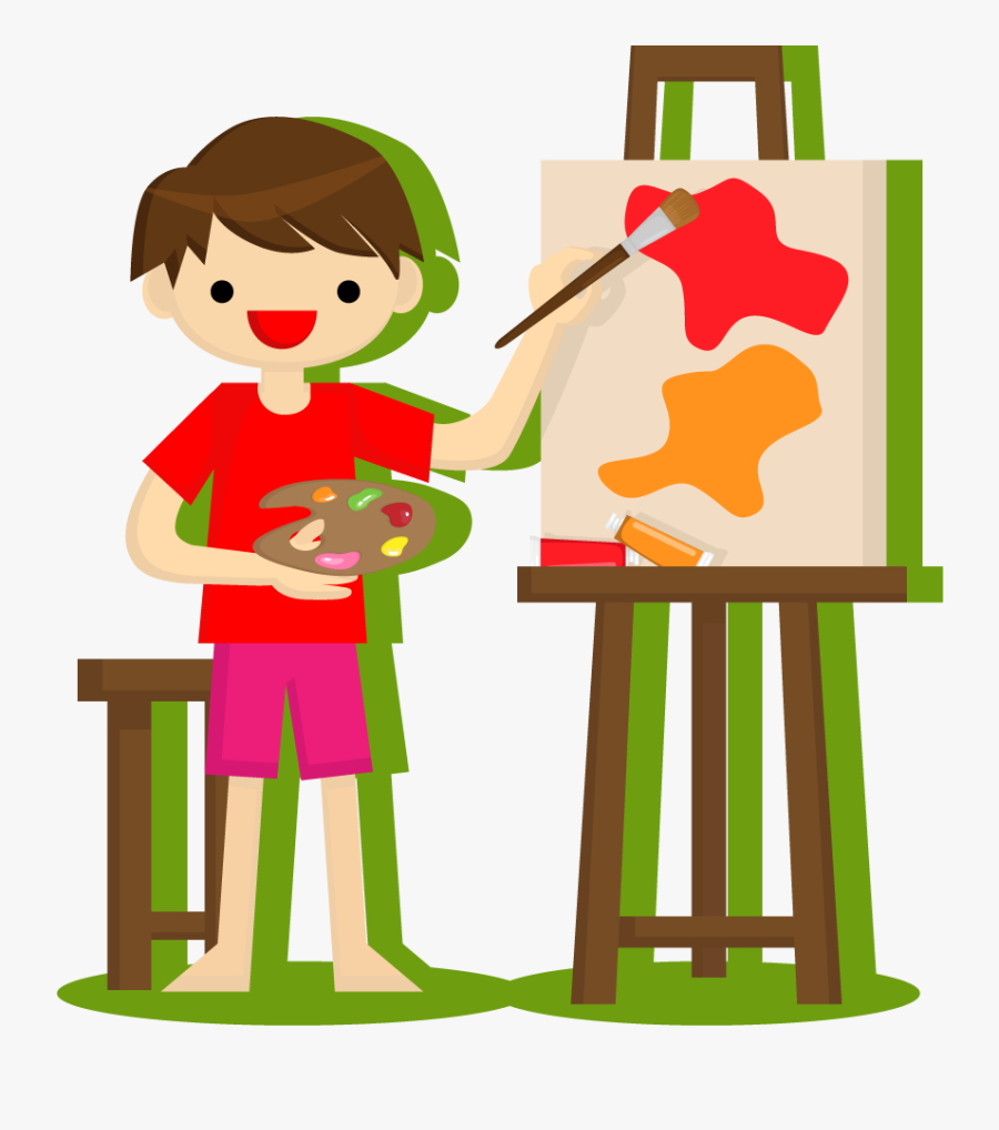 Easel Clipart Vector - Oil Painting, Transparent Clipart