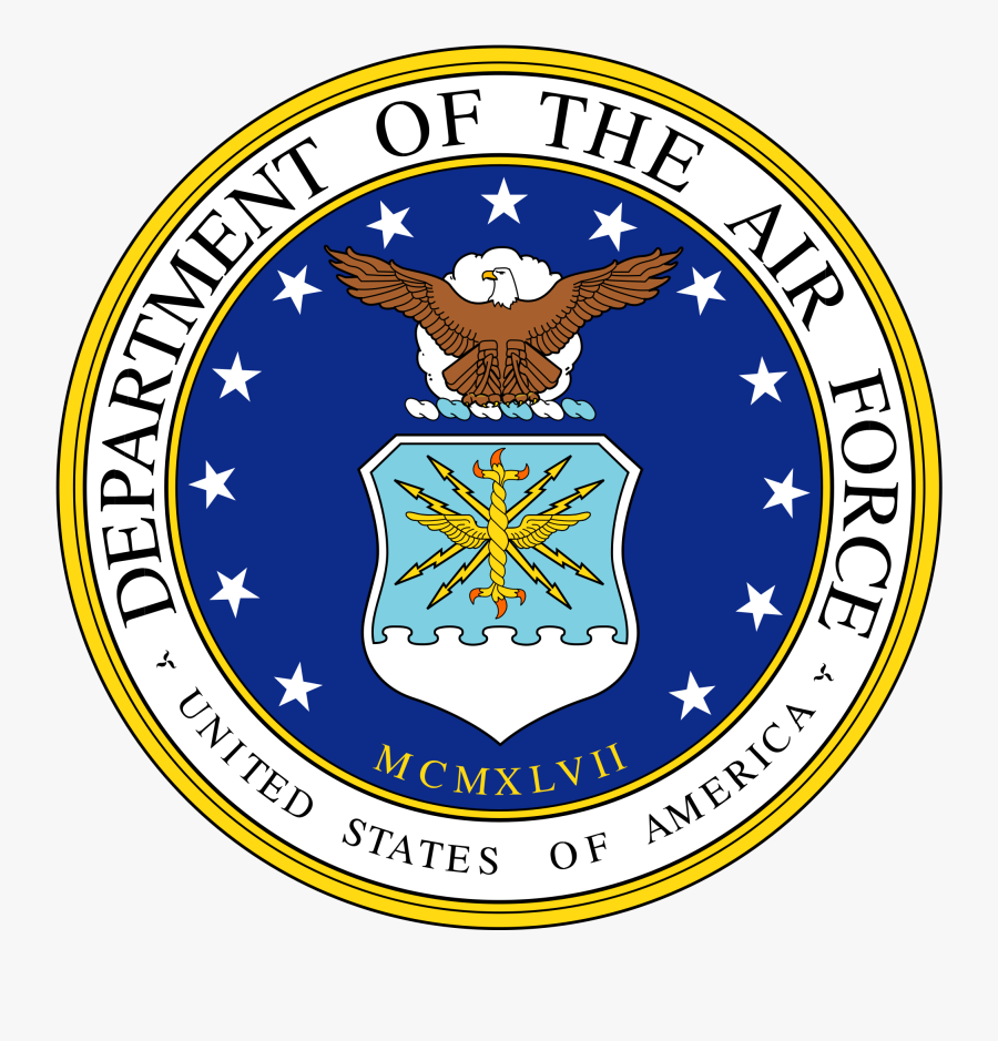 Air Force Seal Logo, Transparent Clipart