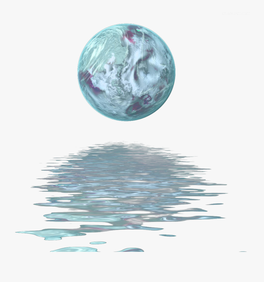 Water Picsart Sticker Planet Studio Earth Reflection - Sticker Picsart Png, Transparent Clipart