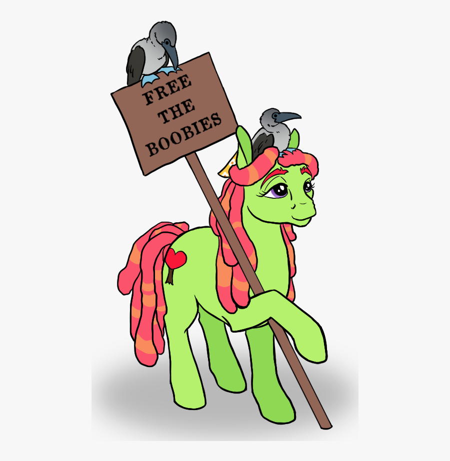 Quoting Mungo, Bird, Booby, Earth Pony, Pony, Protest, - Cartoon, Transparent Clipart