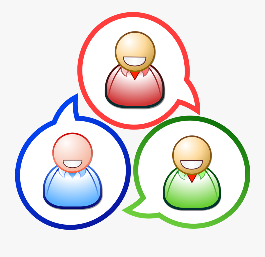 Three People Debate, Transparent Clipart