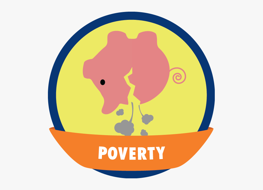 Poverty Clipart Financial Issue - Clip Art Poverty Png, Transparent Clipart