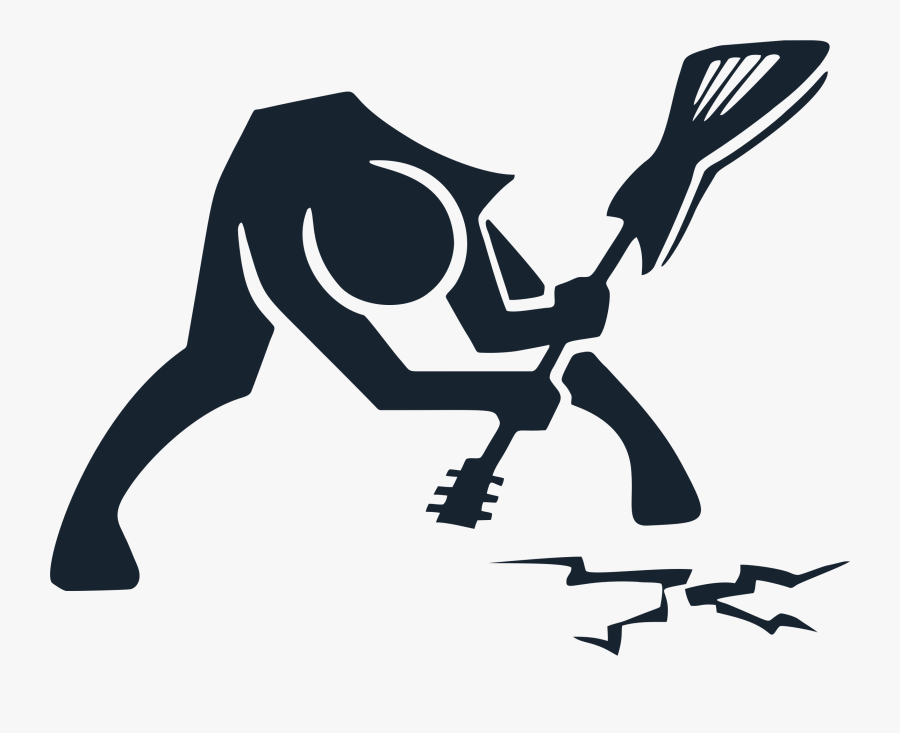 Breaking Ground With Guitar - Classic Rock Song Memes, Transparent Clipart