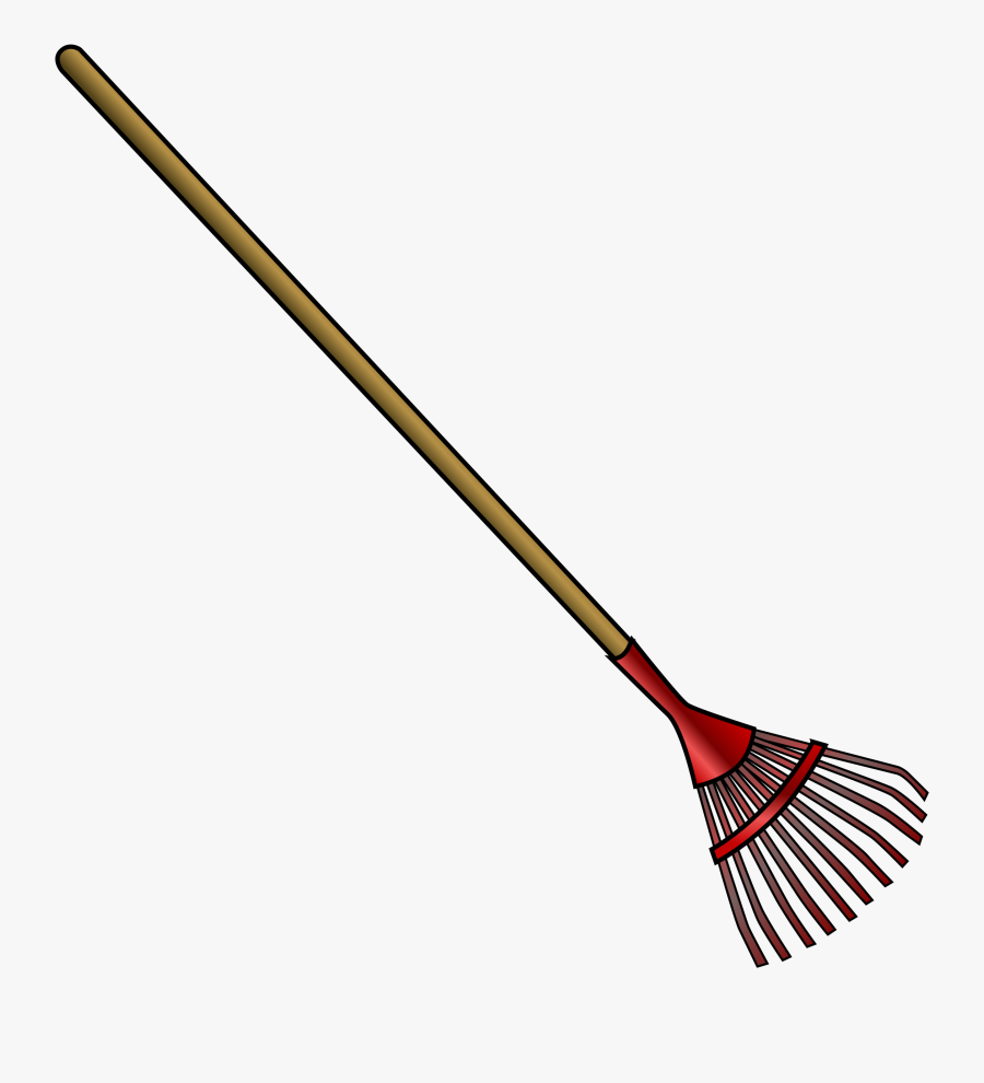 Rake And Leaves Clip Art - Rake Clip Art, Transparent Clipart