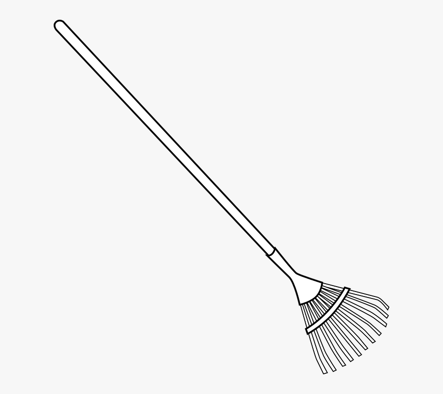 Rake Black And White Clipart , Free Transparent Clipart - ClipartKey