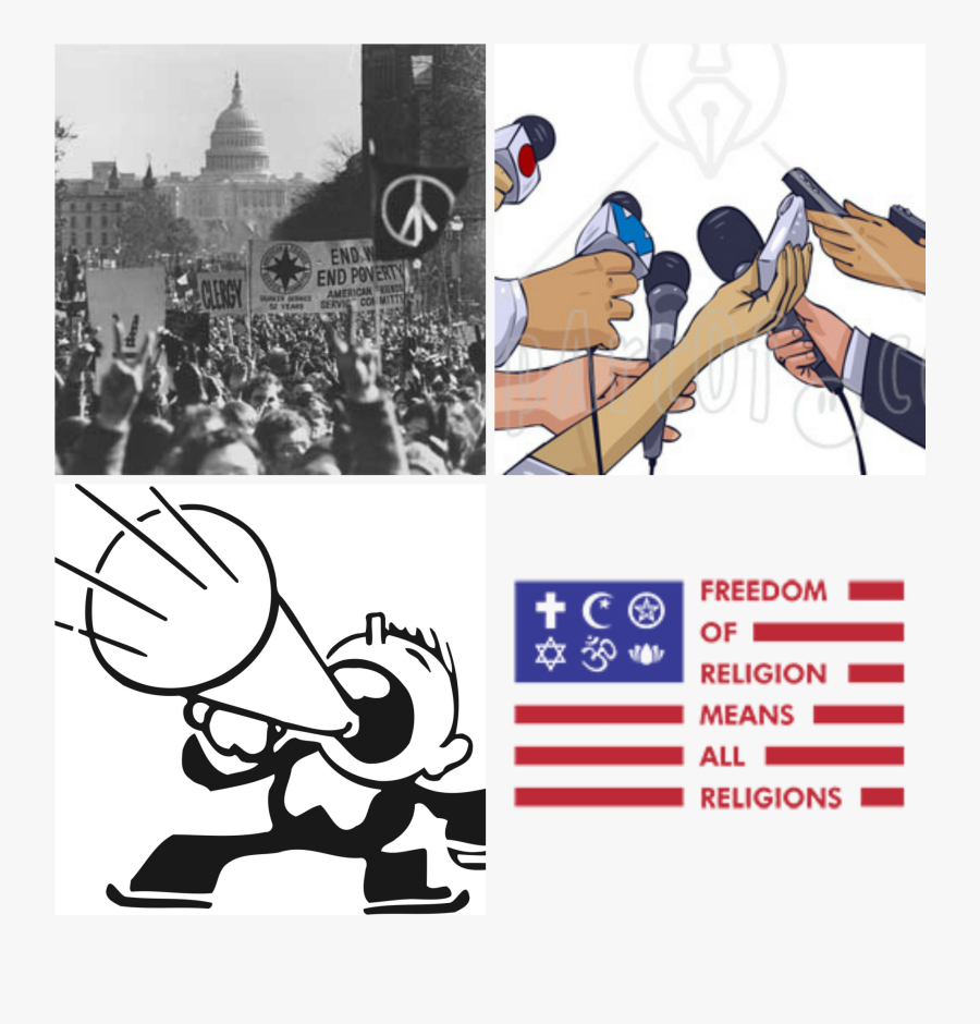 9 Amendment - Noise Pollution White And Black, Transparent Clipart