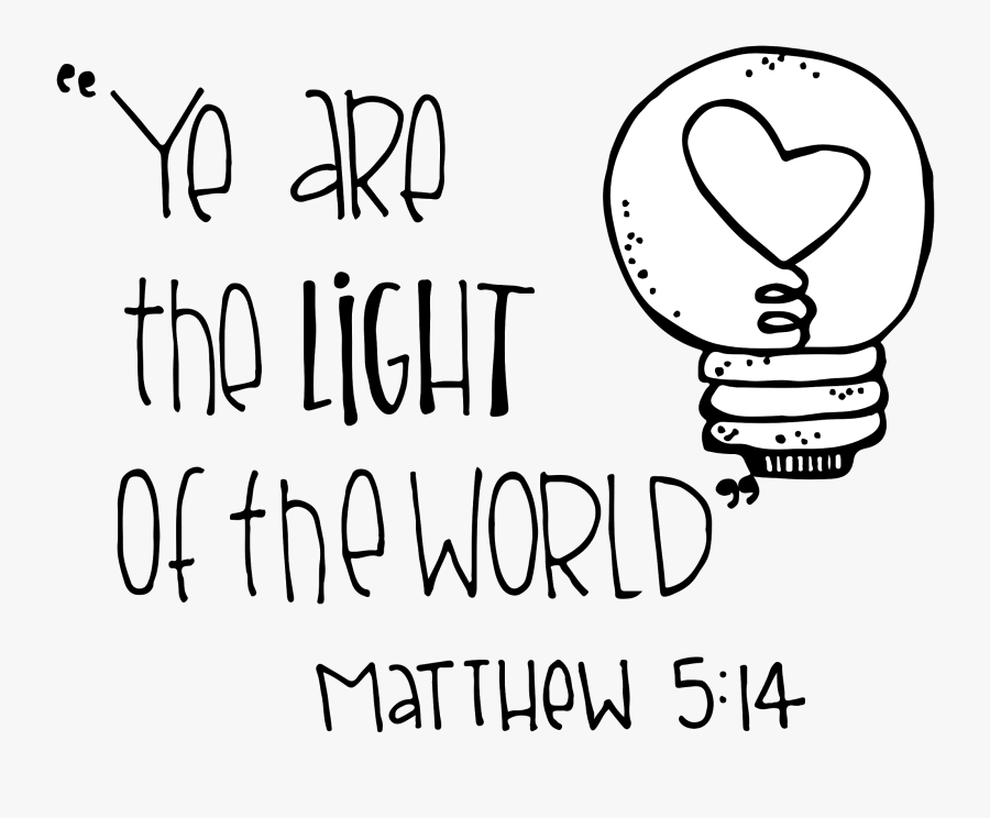 Png Library Scripture Clipart Lds - Light The World Lds Scripture, Transparent Clipart