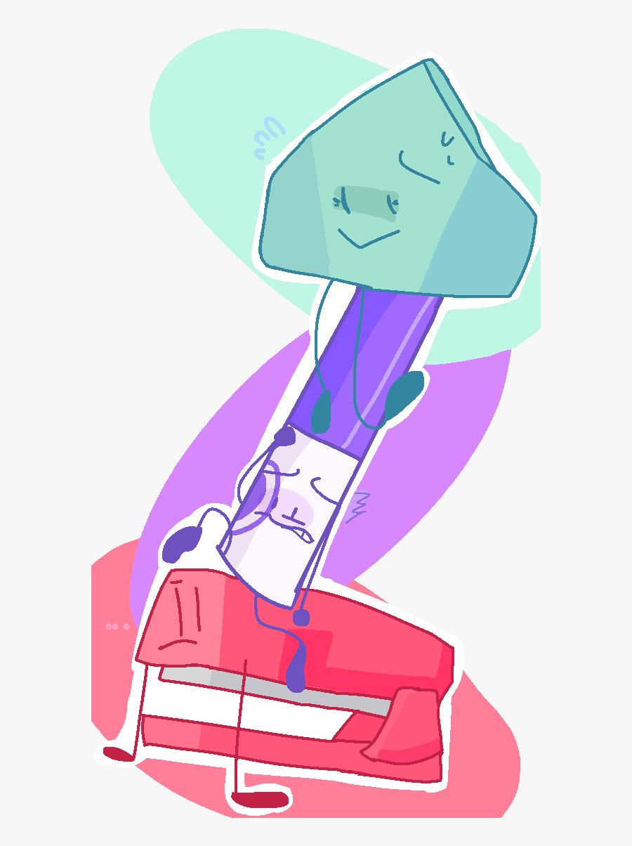 Reflection Clipart Talented - Bfb Stapy And Foldy, Transparent Clipart