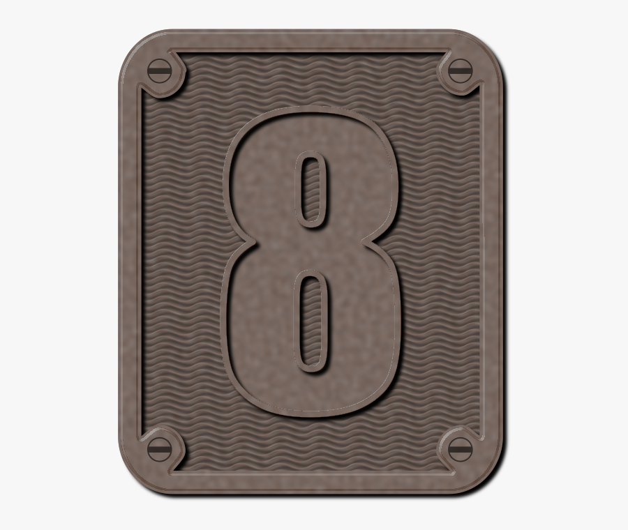 Brown,square,angle - Numero 2 Metal Png, Transparent Clipart