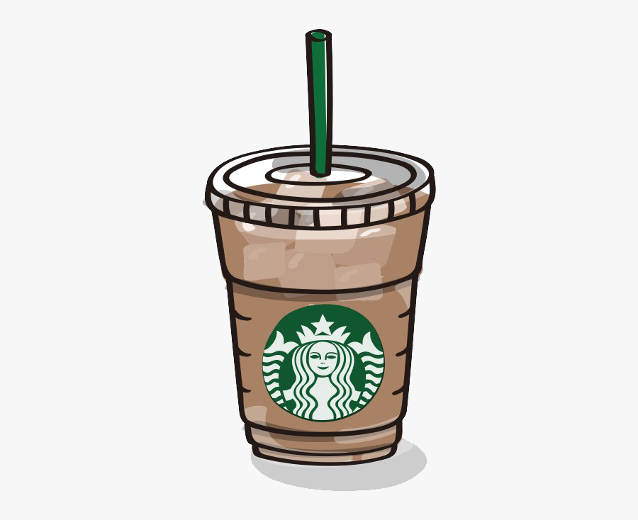 Coffee Starbucks Drawing Cup Frappuccino - Starbucks Transparent, Transparent Clipart