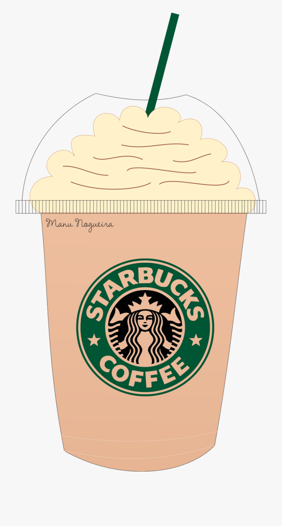 Free Download Make A Starbucks Logo Clipart Cafe Coffee - Starbucks Cup Of Coffee Png, Transparent Clipart