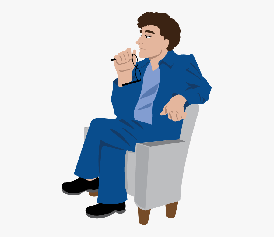 Clipart People Sitting - Critic Clipart, Transparent Clipart