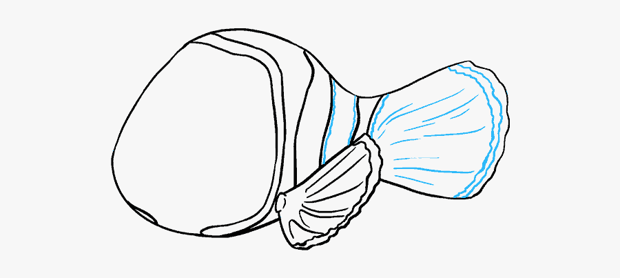 How To Draw In - Black And White Nemo, Transparent Clipart