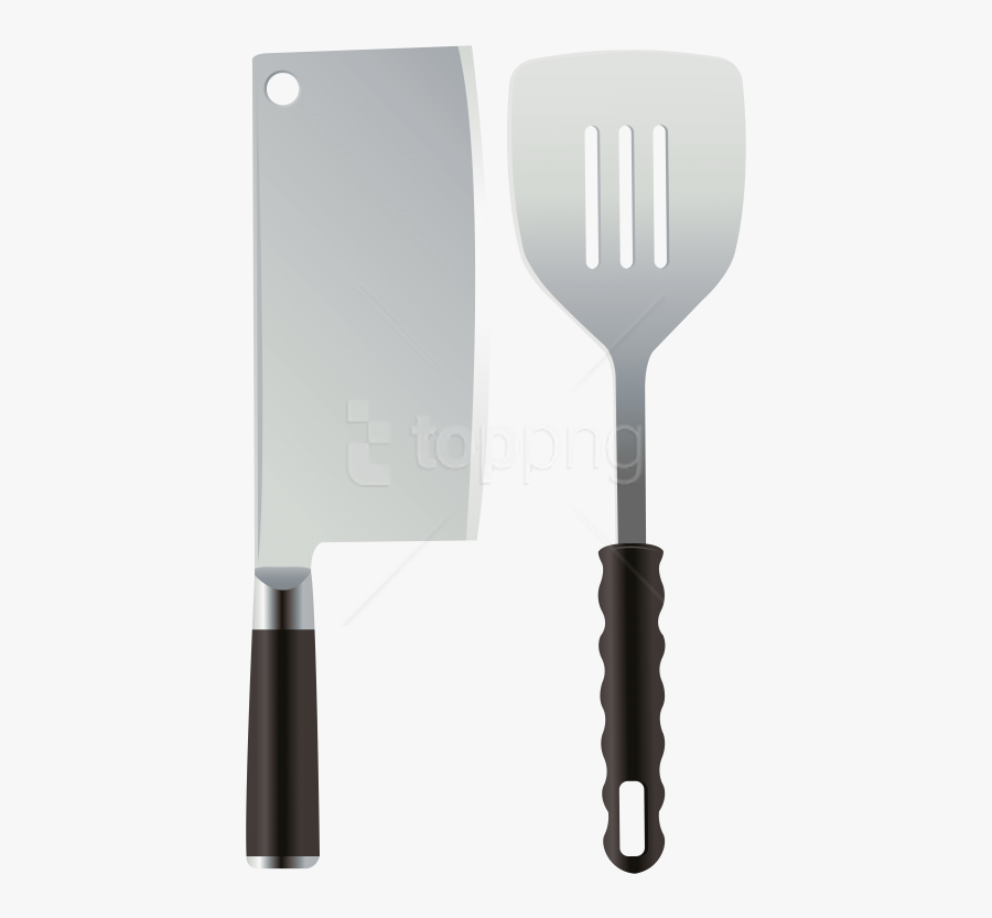 Download Kitchen Knife And - Spatula Png, Transparent Clipart