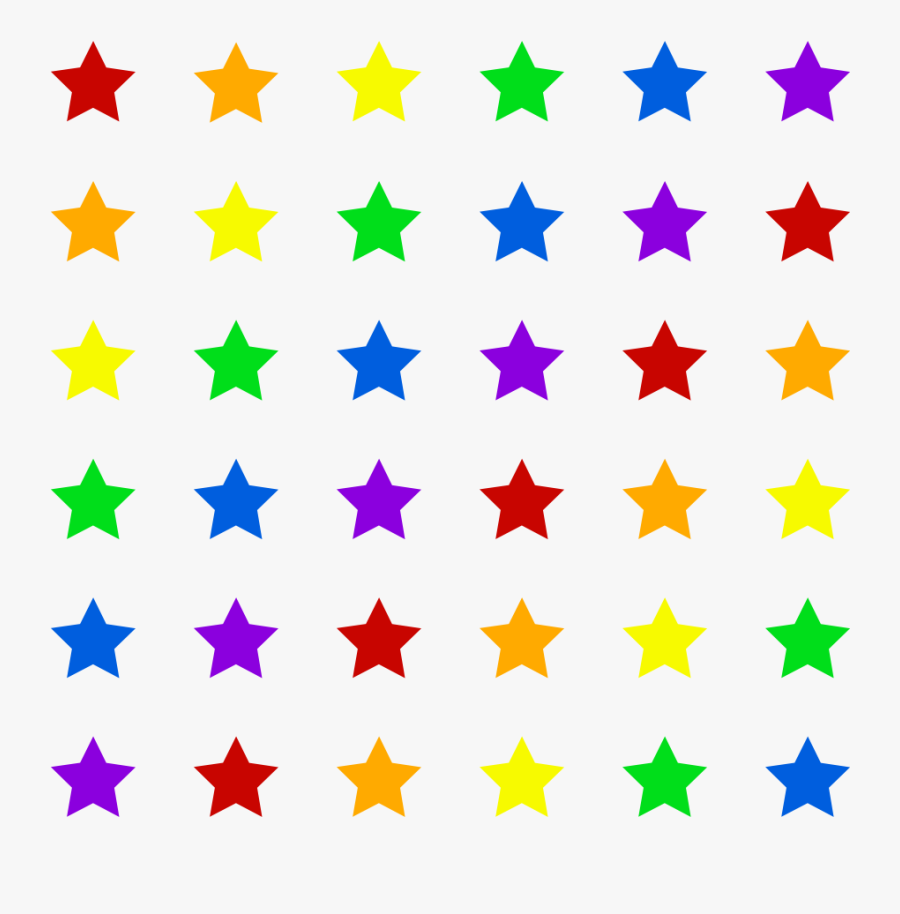 Clown Fish Cafe - Pink And Gold Star Border, Transparent Clipart