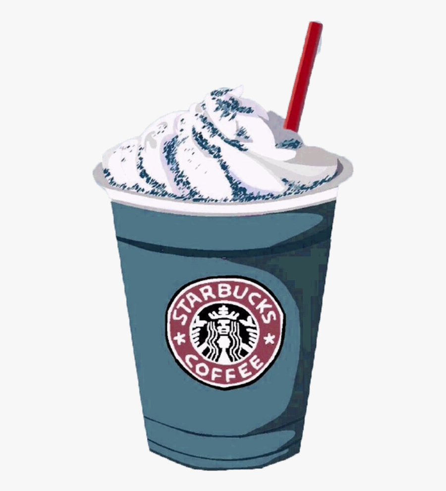 Coffee Frappuccino Ice Starbucks Cream Hand-painted - Старбакс Обои На Телефон, Transparent Clipart
