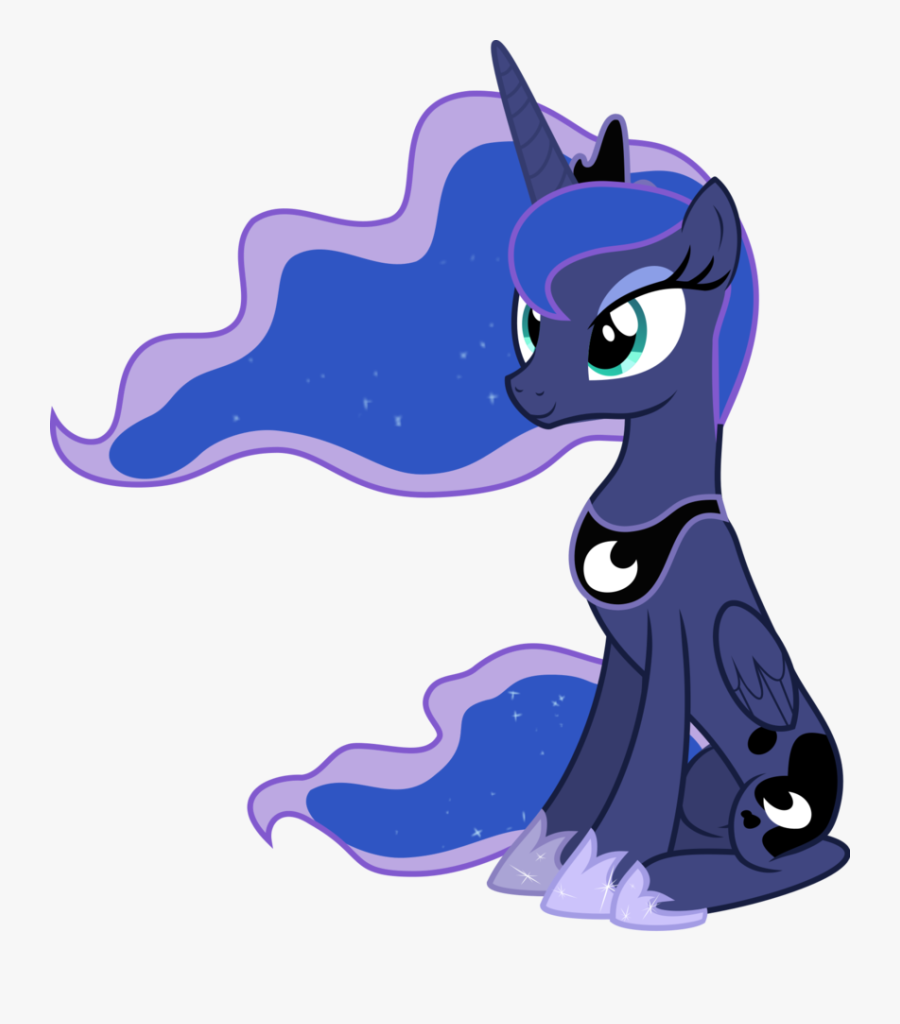 Princess Luna Twilight Sparkle Princess Celestia Mammal - My Little Pony Princess Luna Sitting, Transparent Clipart