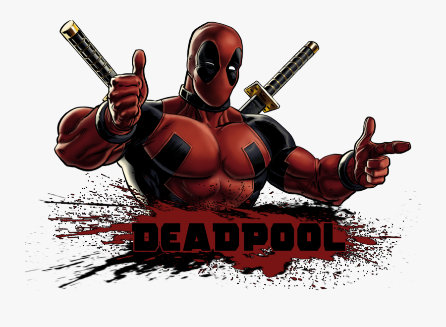 Deadpool Poster Png Png Image - Deadpool Saying Happy Birthday, Transparent Clipart