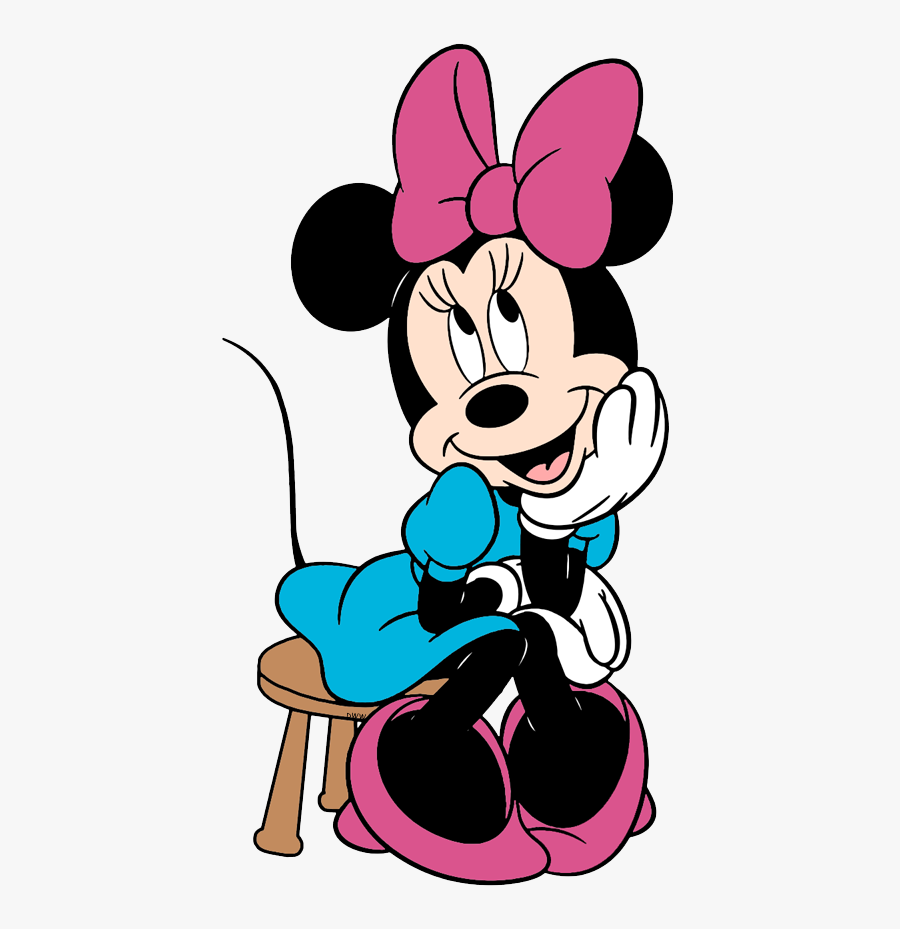 Minnie Mouse Sitting Svg