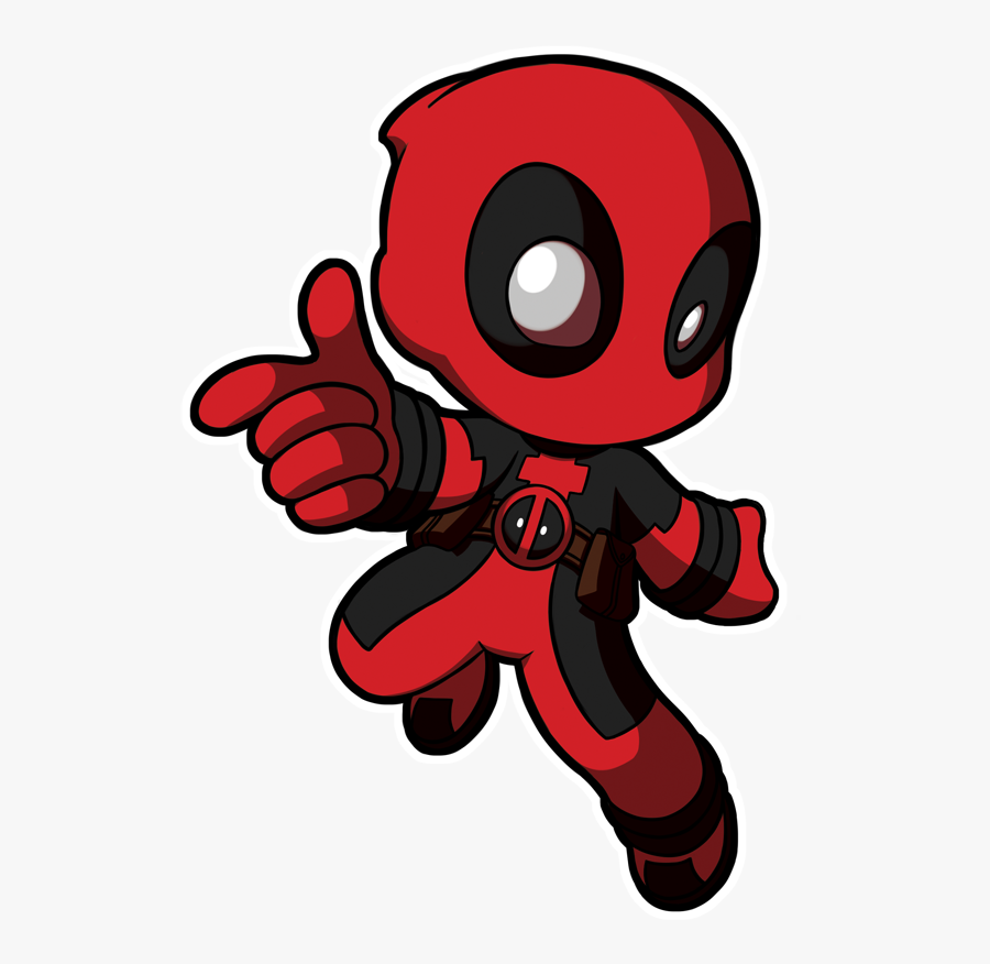 Strawberry Quiche I M Editing Things For Stickers So - Chibi Deadpool Png, Transparent Clipart